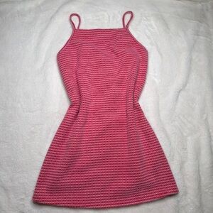 Moon River Pink Textured Mini Dress Size M NWT Spring